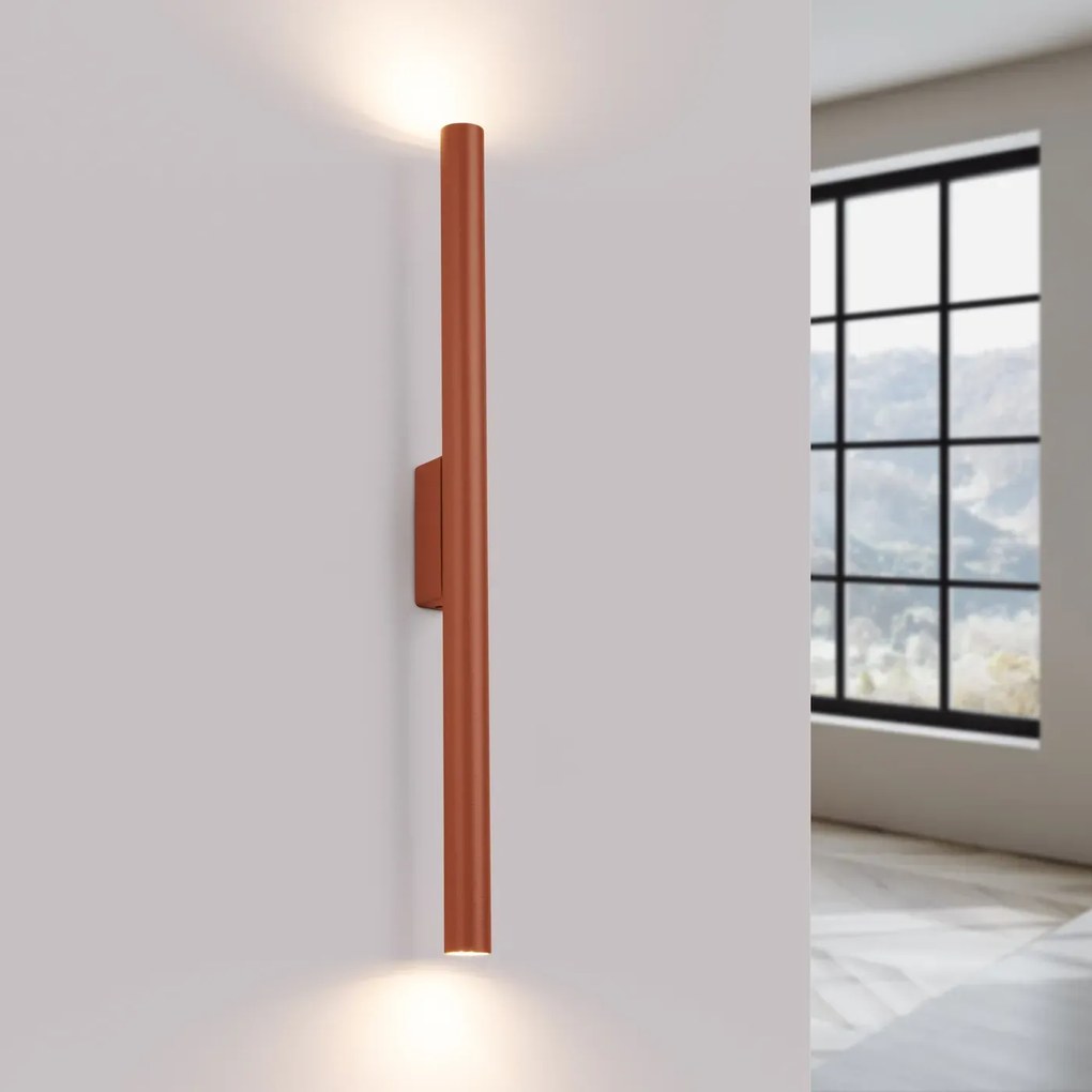 Kinkiet PASTELO 2 ochra czerwona SOLLUX LIGHTING