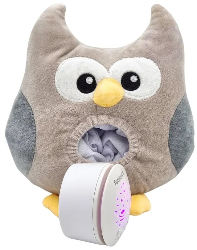 Woopie baby przytulanka usypiacz projektor 2w1 sówka - 10 kołysanek