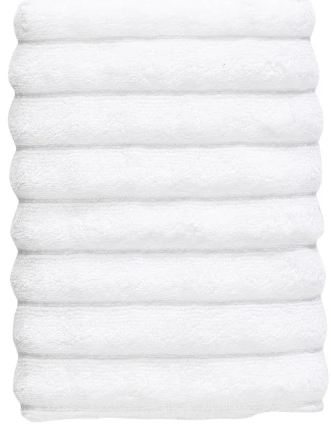 Biały bawełniany ręcznik frotte 50x70 cm Inu – Zone