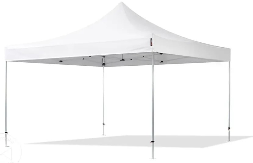 TOOLPORT 4x4 m Namiot Ekspresowy PROFESSIONAL Alu 40 mm, ze ścianami bocznymi, okna panoramiczne , biały - (582424)