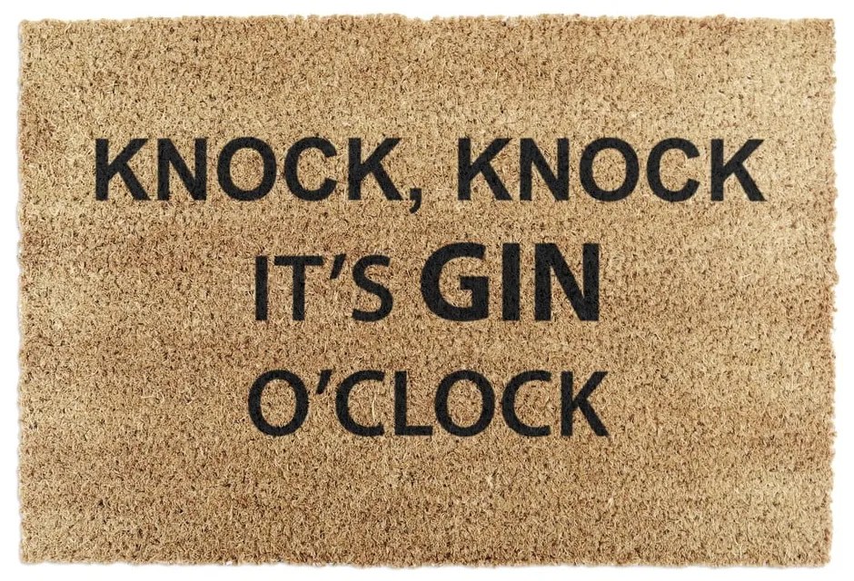 Wycieraczka z włókna kokosowego 40x60 cm Gin O'Clock – Artsy Doormats