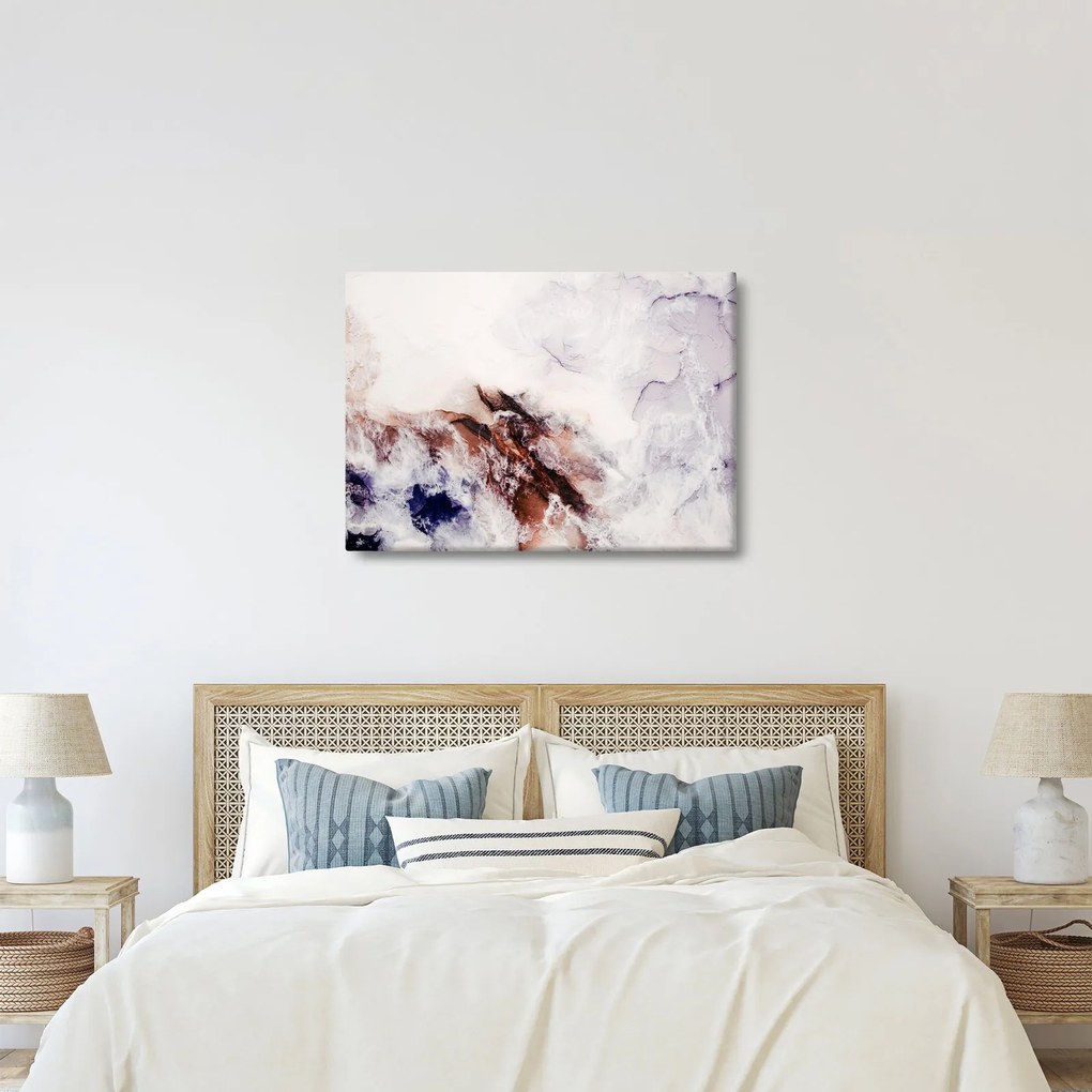 Obraz - Fioletowy marmur N⁰1 (70x50 cm)
