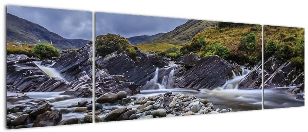 Obraz płynącej wody (170x50 cm)