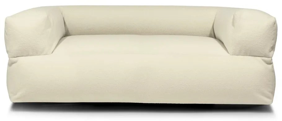 Jasnoszary worek do siedzenia z materiału bouclé Sofa MooG – SLOWDOWN