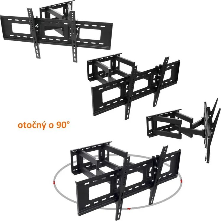 Uchwyt ścienny Profi TV ze standardem VESA 66''