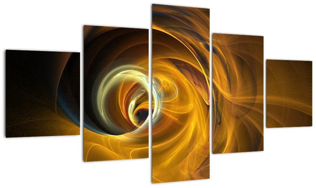 Obraz - Abstrakcja w ruchu (125x70 cm)