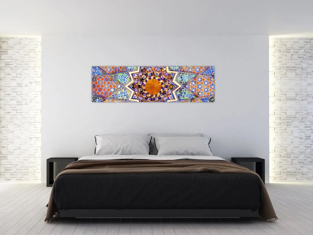 Obraz mozaiki (170x50 cm)