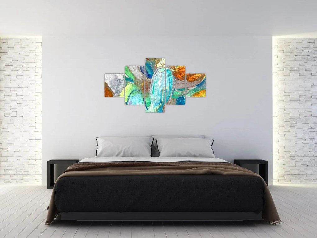 Obraz - Kolorowa abstrakcja (125x70 cm)
