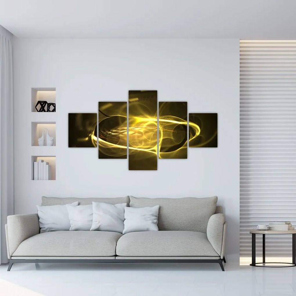 Nowoczesney abstrakcyjny obraz (125x70 cm)