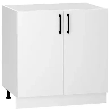 Szafka pod zlew 80 DENIS D80ZL biała mat STOLKAR