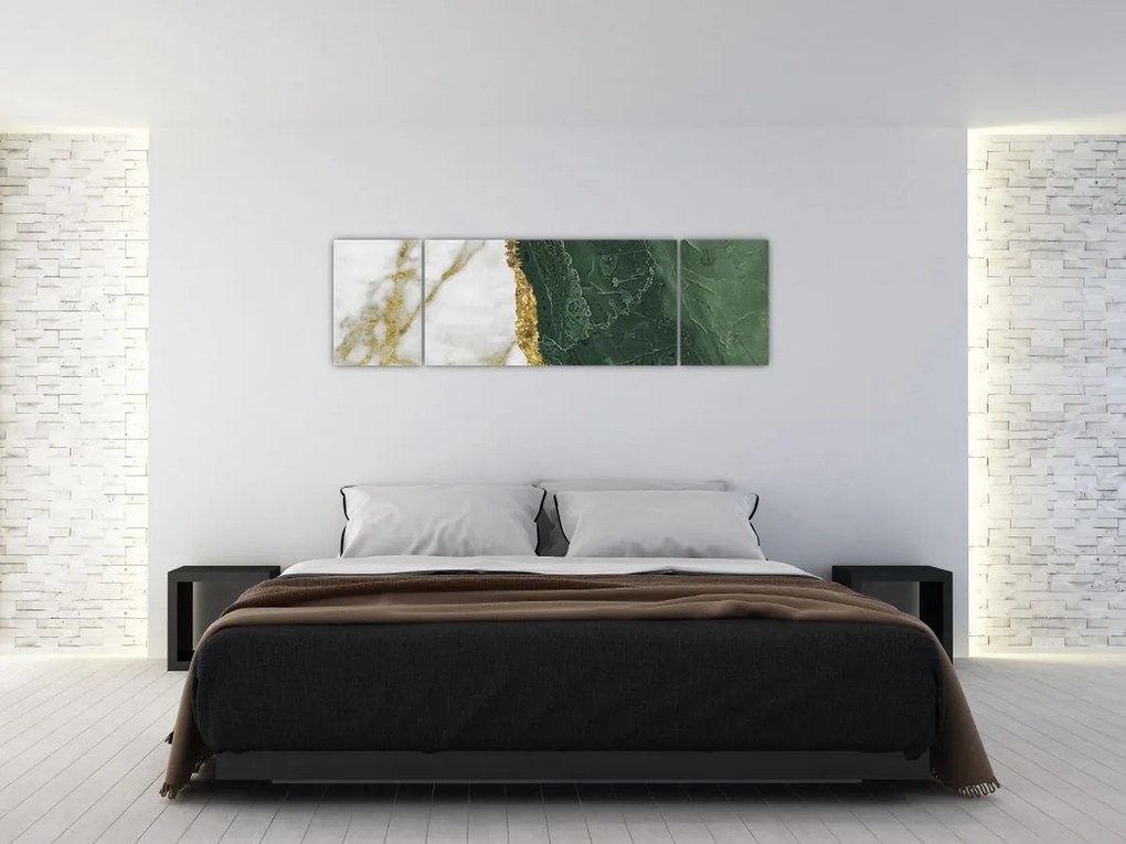 Obraz - Zielony marmur N⁰3 (170x50 cm)