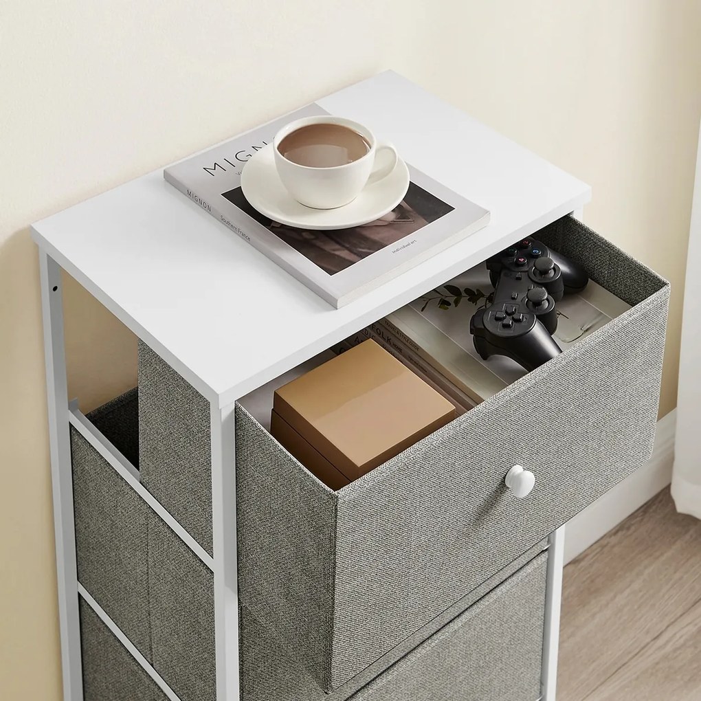 Komoda E1031 GREY, 45 cm, S