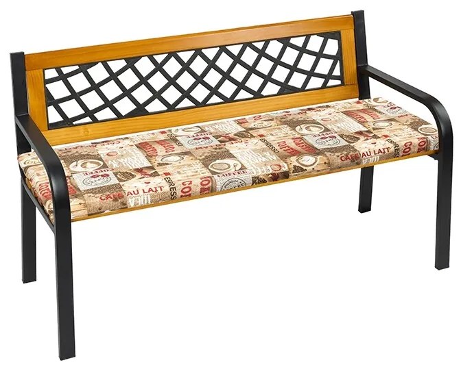 Bellatex Poduszka na ławkę gładka Kawa, 40 x 140 cm