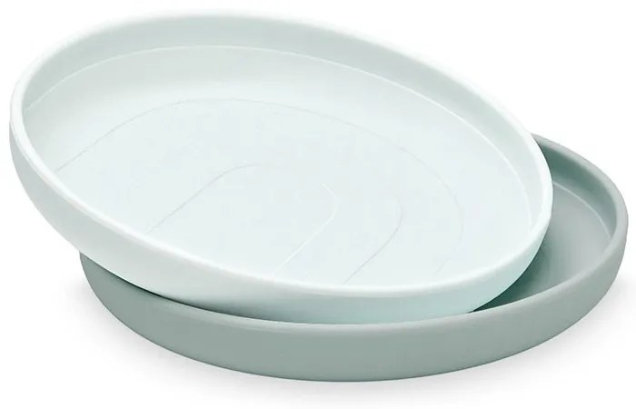 Niebieskie silikonowe talerze dla dzieci zestaw 2 szt. ø 18,5 cm Petroleum – Cam Cam Copenhagen