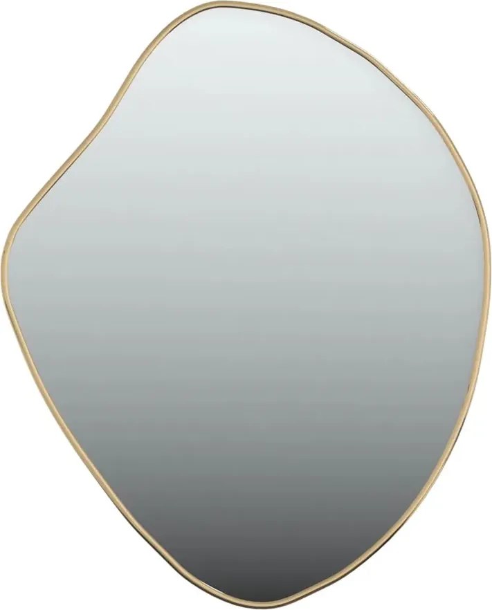 Ścienne zlote lustro wiszące 50x40 cm H1-B53