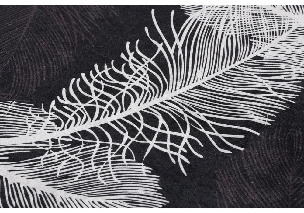 Antracytowe dywaniki łazienkowe zestaw 2 szt. 60x100 cm Alisan – Foutastic