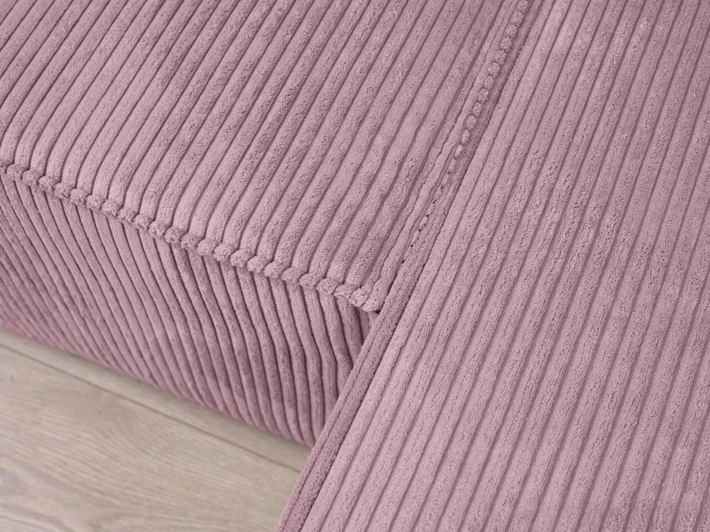 Jasnofioletowa narożna sofa SMART COSARO, dwustronna + 2 poduszki GRATIS