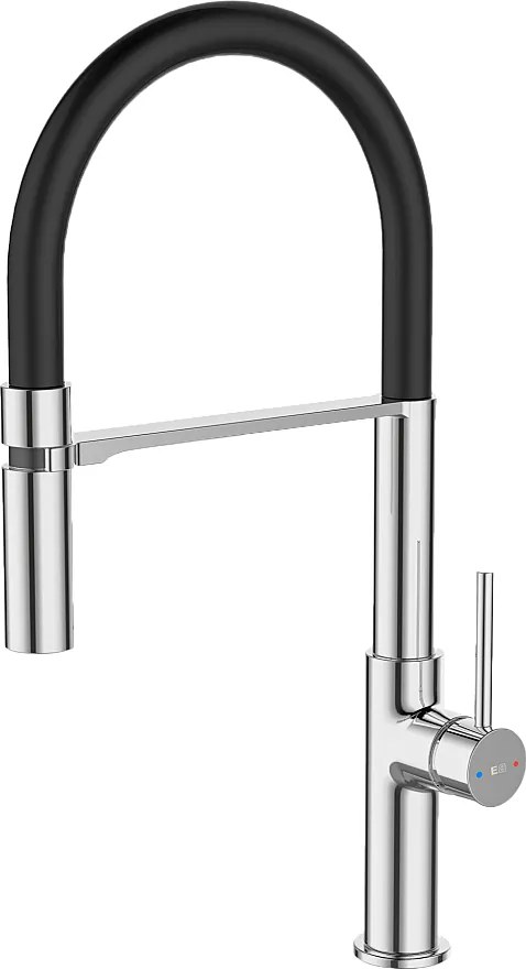 Magneto Bateria zlewozmywakowa z główką prysznicową chrom - Essebagno