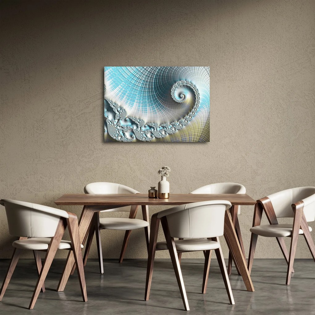 Obraz teksturowanej spirali (70x50 cm)