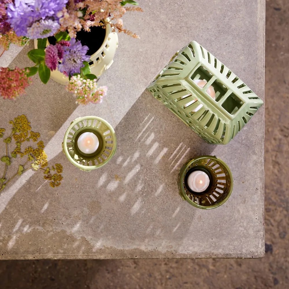 Ceramiczny świecznik Orangery – Kähler Design