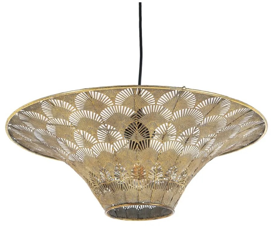 Lampa wisząca w kolorze złota z metalowym kloszem ø 47,5 cm – Ixia