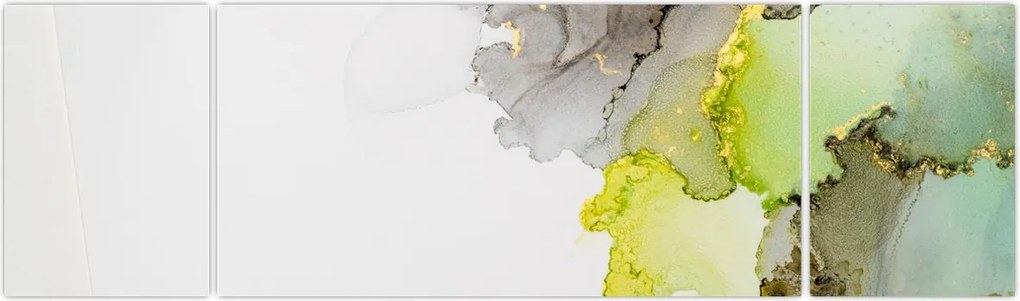 Obraz - Sztuka abstrakcyjna w tuszu (170x50 cm)