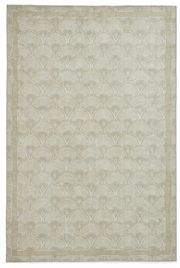 Jasnozielony dywan odpowiedni do prania 152x230 cm Deco Peacock – Catherine Lansfield