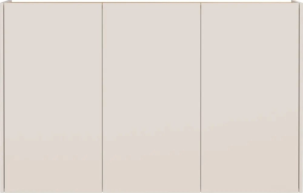 Kremowa szafka w dekorze dębu 138x87x25 cm Libbiano – Germania