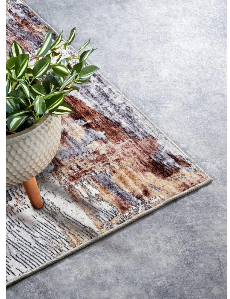 Szary dywan 160x230 cm Malard Copper Gold – Elle Decoration