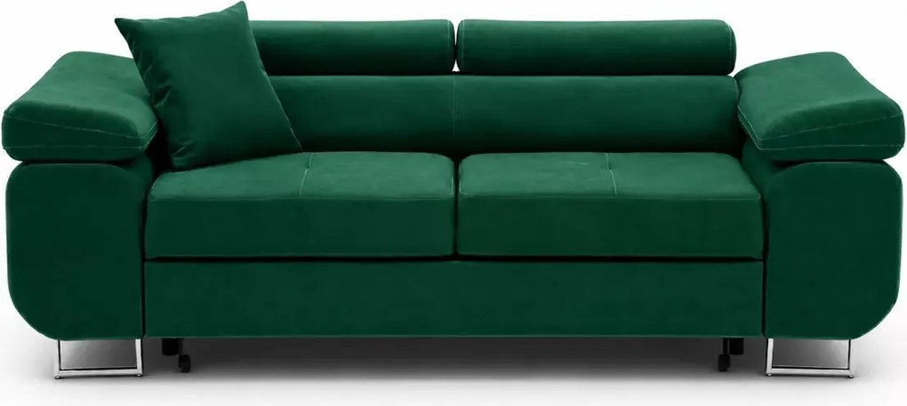 Sofa Stilo 2-osobowa – nowoczesna, tapicerowana welwetem, funkcja spania, elegancki design