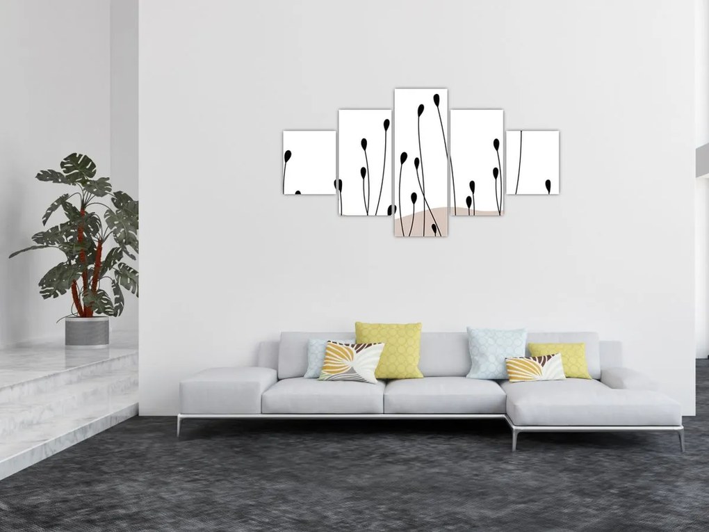 Obraz - Łąka graficzna N⁰1 (125x70 cm)