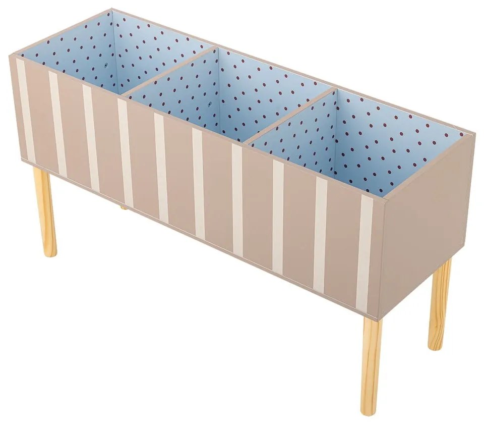 Beżowy regał dziecięcy 90x50x30 cm Salam – Bloomingville Mini