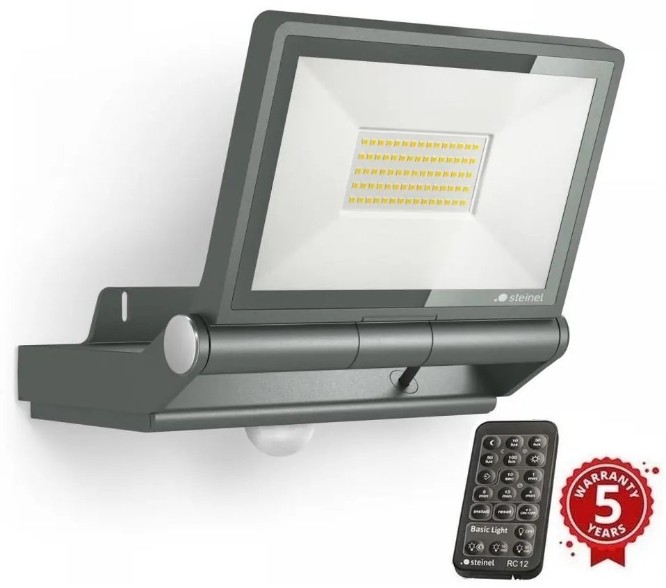 Steinel - LED Reflektor z czujnikiem XLED PRO ONE S 18,4W/230V IP44 antracyt + pilot