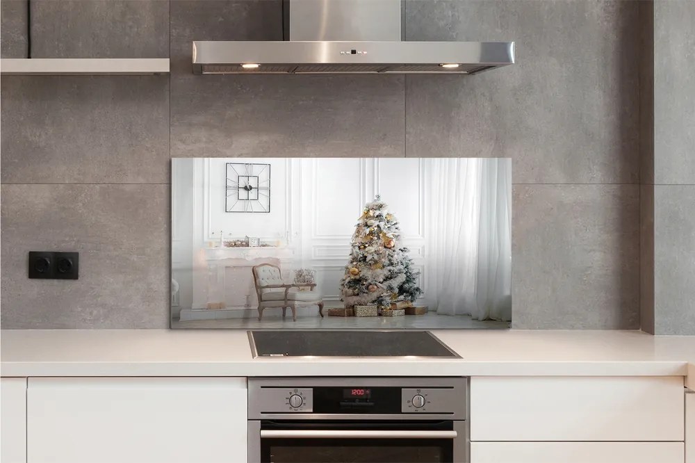 Szklany Panel Tradycyjne Dekoracje Choinkowe