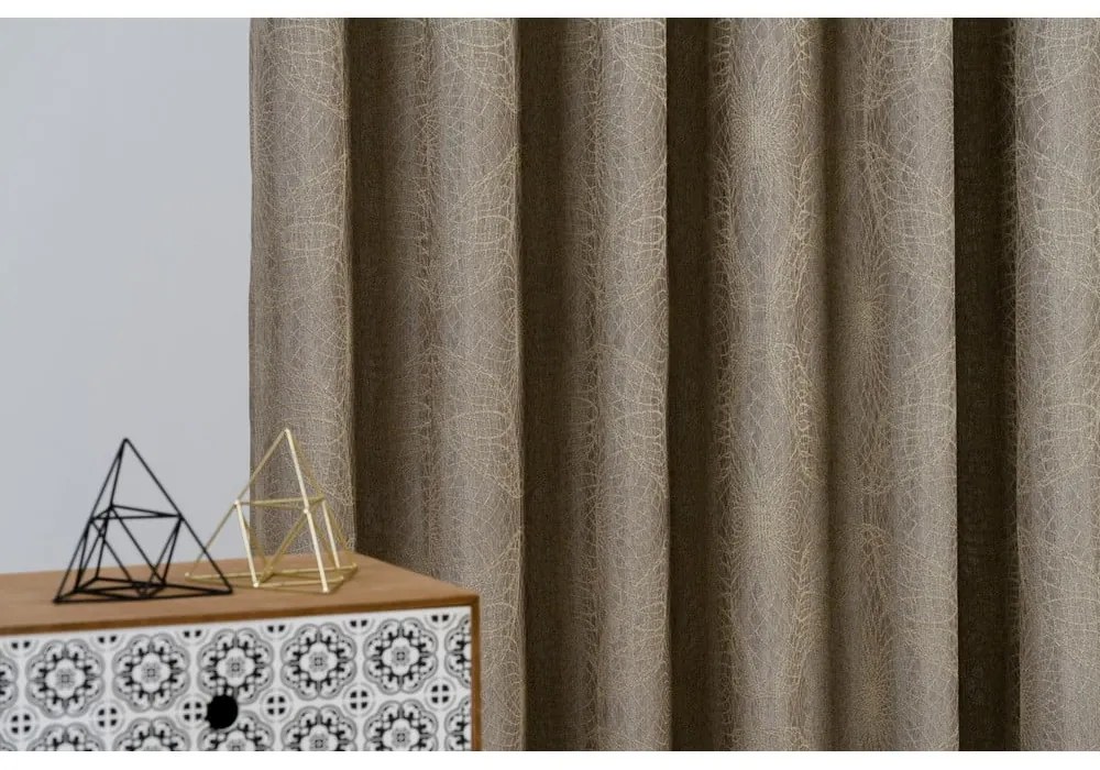Zasłona w kolorze złota 140x160 cm Elys – Mendola Fabrics