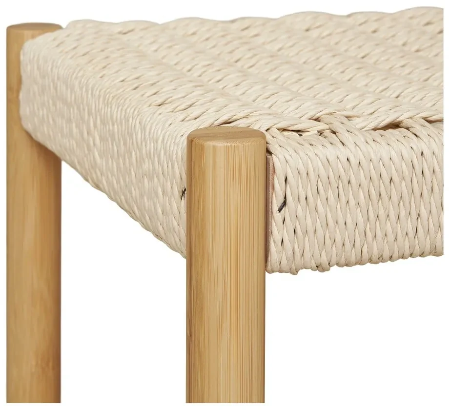 Bambusowy zestaw do przedpokoju w naturalnym kolorze Ember – House Nordic