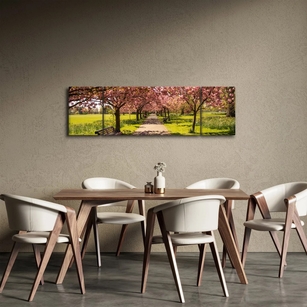 Obraz - sad czereśniowy (170x50 cm)