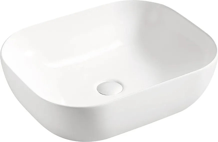 Biała umywalka nablatowa ceramiczna R5-H87