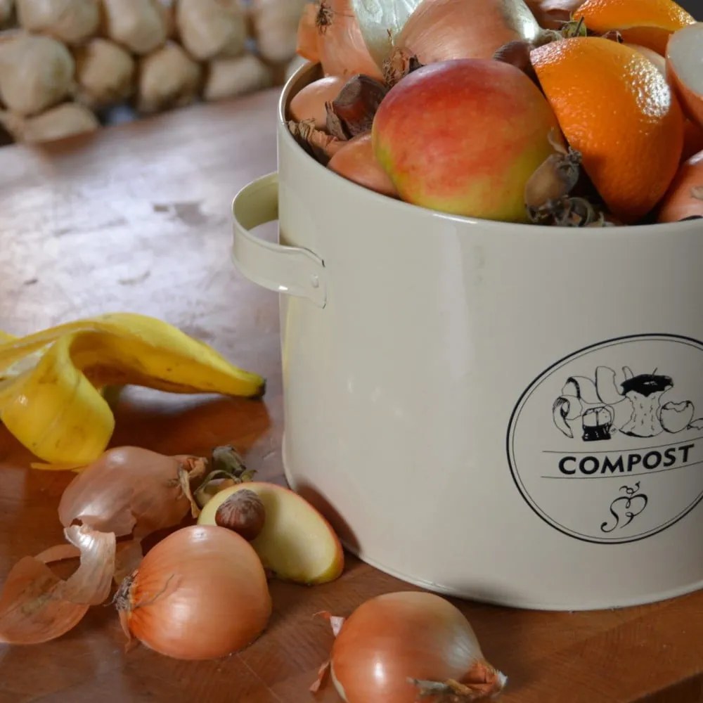 Okrągły pojemnik na odpadki organiczne Esschert Design Farma