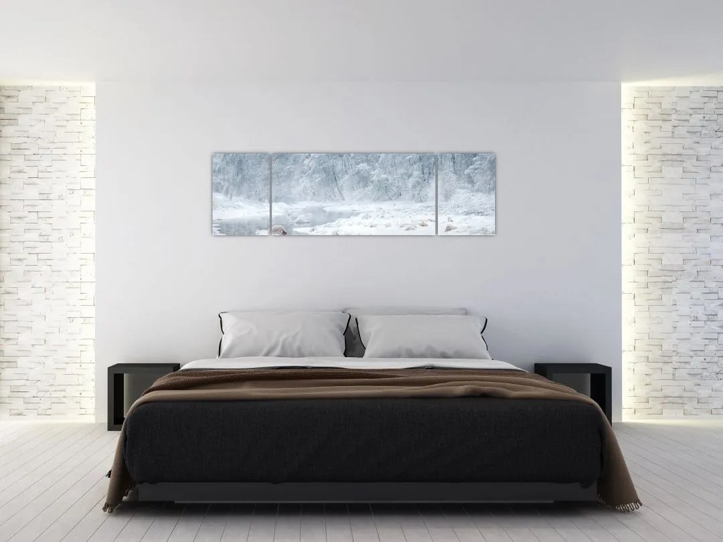 Obraz łabędzi (170x50 cm)