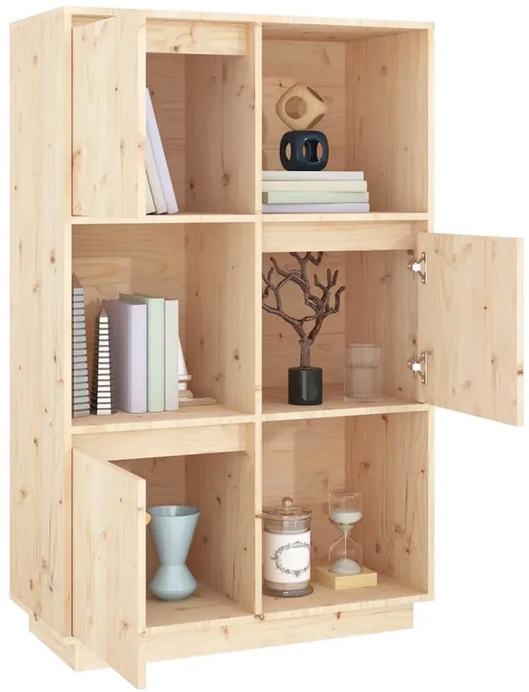 Drewniany regał na ubrania H0-E38