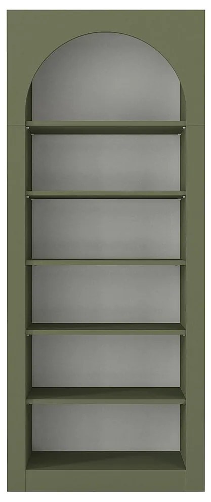 Regał z 6 przegródkami  - Kaki - CYMORA