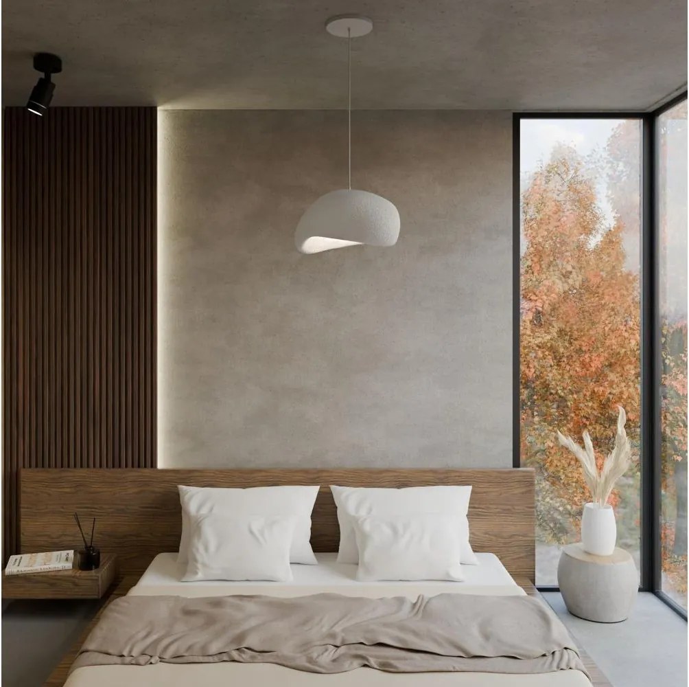 Brilagi - Lampa wisząca na przewodzie WABI SABI 1xE27/40W/230V biała