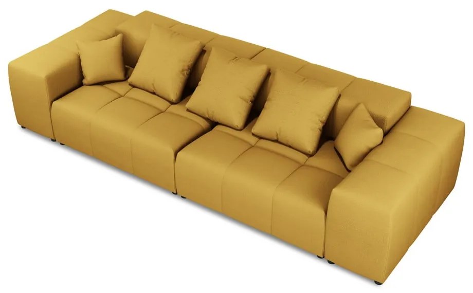 Żółta sofa 320 cm Rome – Cosmopolitan Design