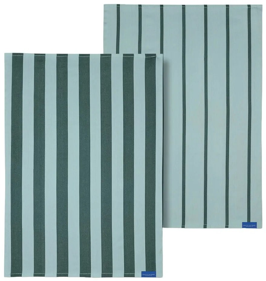 Bawełniane ścierki zestaw 2 szt. 50x70 cm Stripes – Mette Ditmer Denmark