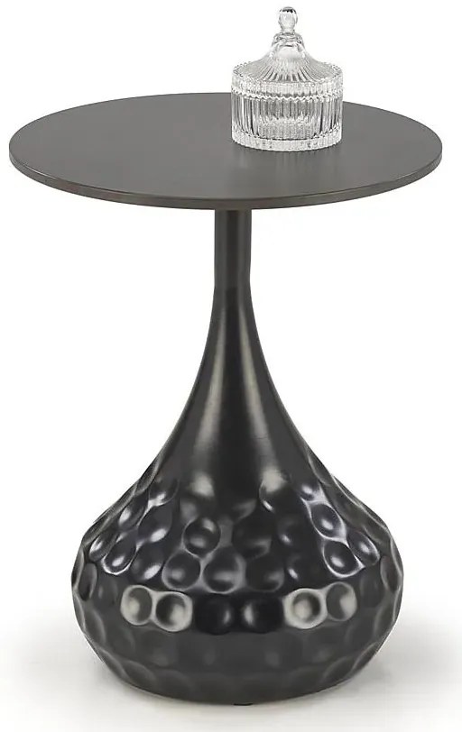 Nowoczesny czarny stolik kawowy marmur E9-C47