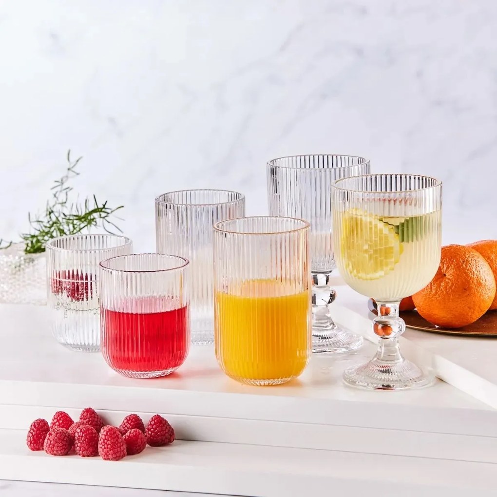 Altom Szklanka na nóżce Selena, 370 ml, zestaw 6 sztuk