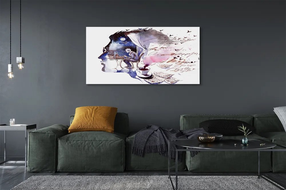 Zdjęcie na płótnie Obraz Twarzy Człowieka