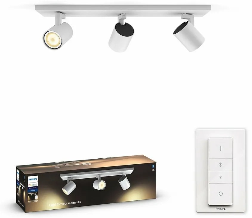 Oświetlenie punktowe LED Philips Hue 53093/31/P6Runner 3x 5,5 W, białe