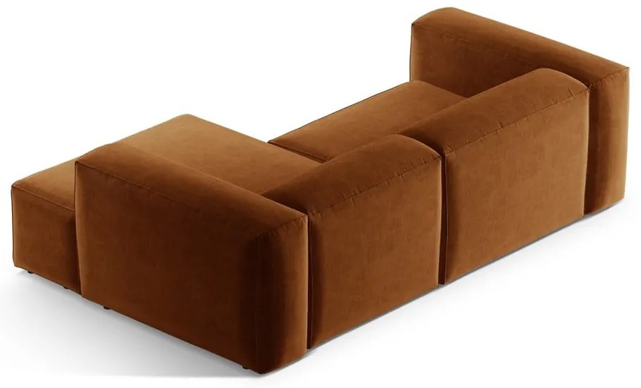 Ceglasty narożnik (prawostronny/z szezlongiem) Bergamo – Cosmopolitan Design